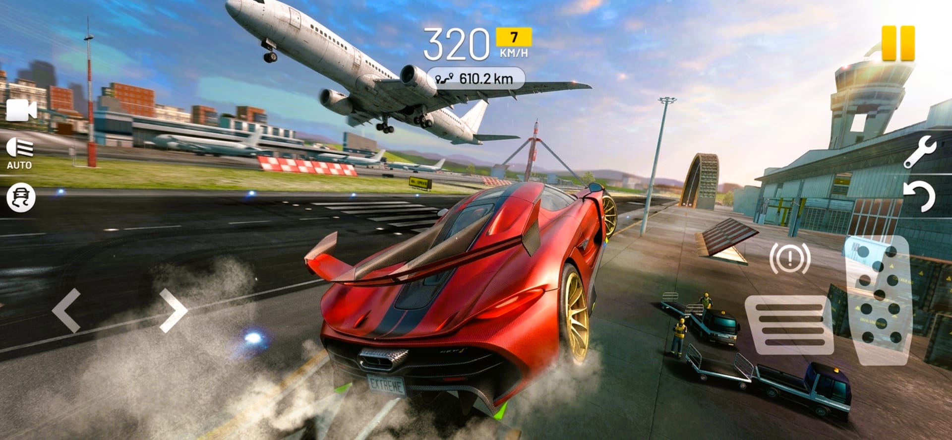 Screenshot 1 - gameplay of Extreme Car Driving Simulator